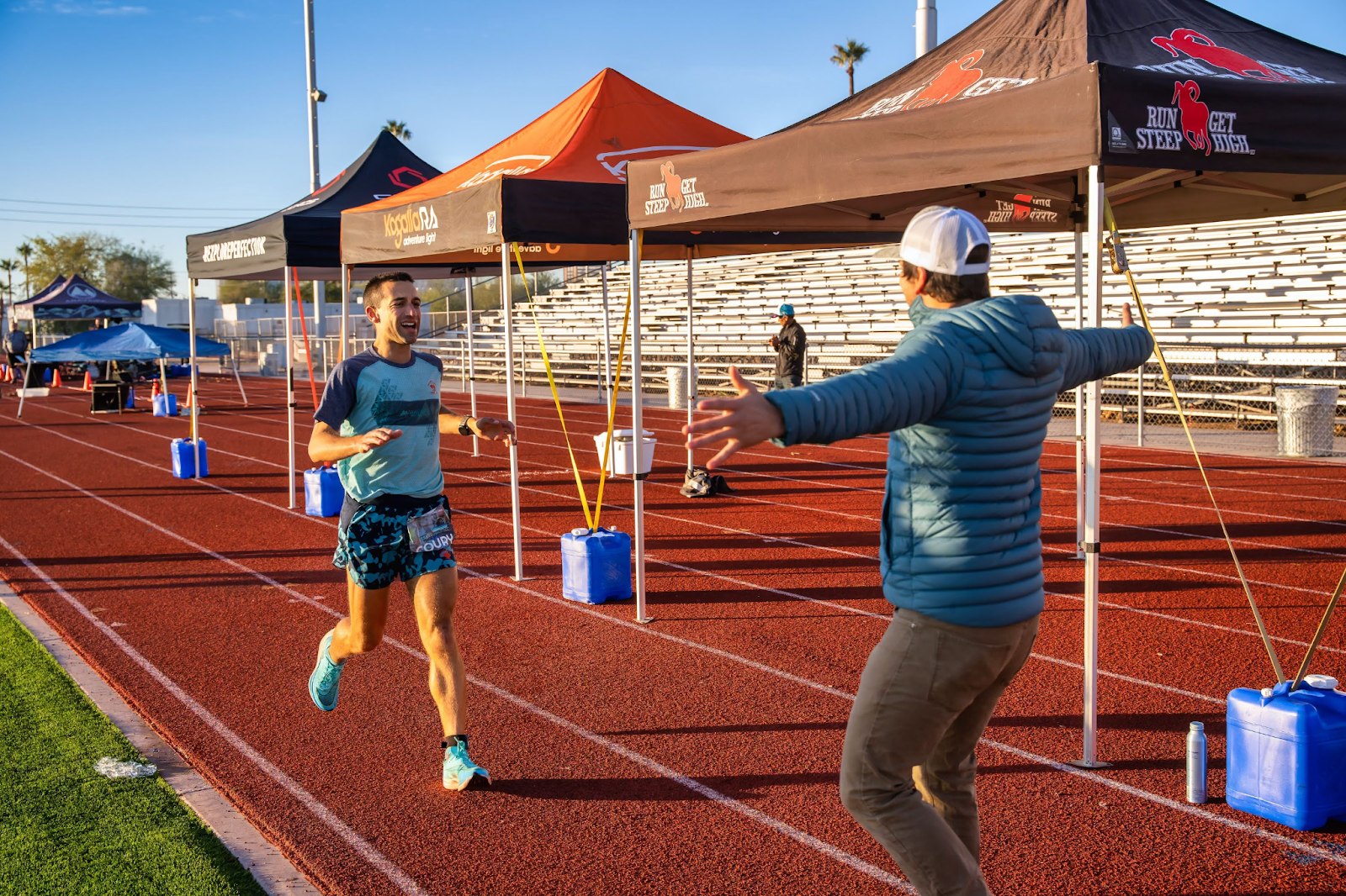 Nick Coury at Desert Solstice finish